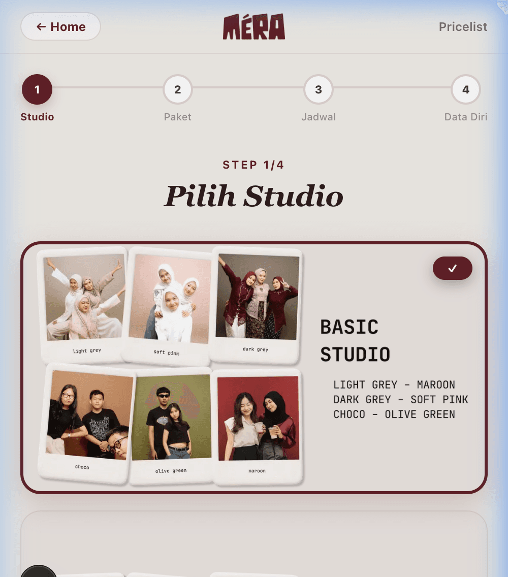 Pilih Studio